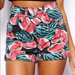 Watermelon American Apparel Shorts